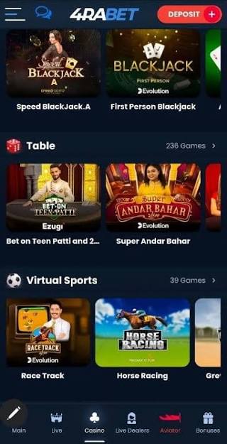 4rabet. Betting on sporting activities and gambling enterprise