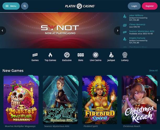 Reseña de Platincasino